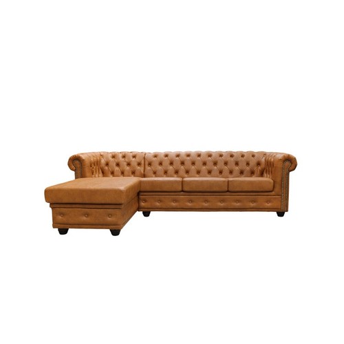 Chesterfield ledersofa sofa - ledersofa,