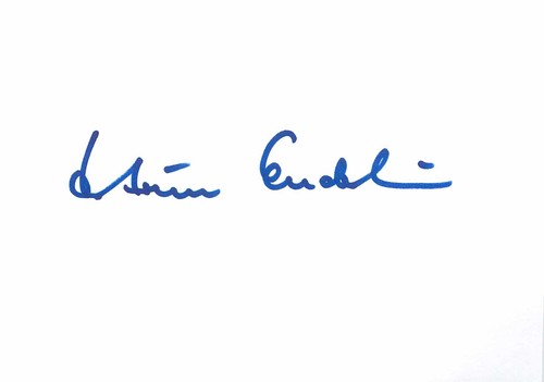 Autogramm ortrun enderlein - autogramm,