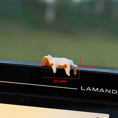 Katzen harzskulptur miniatur - katzen,