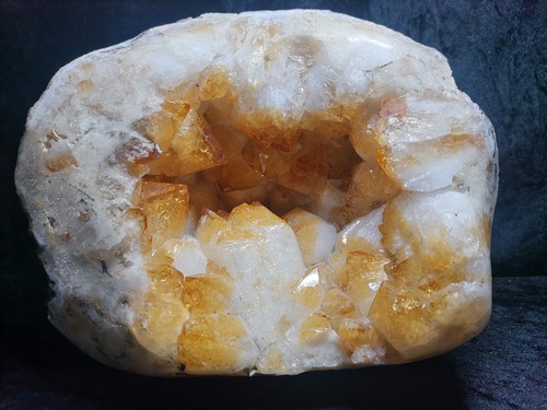 Citrin druse geode - druse,, geode,
