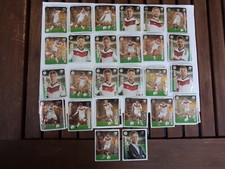 Fußballsticker WM 2014 Teamsticker Hanuta Duplo Kinder Riegel  