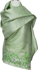 Schal Grün Green  Organza