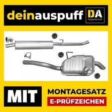 Auspuffanlage für Citroen C8 Lancia Phedra Peugeot 807 2.0 Hdi Auspuff G498