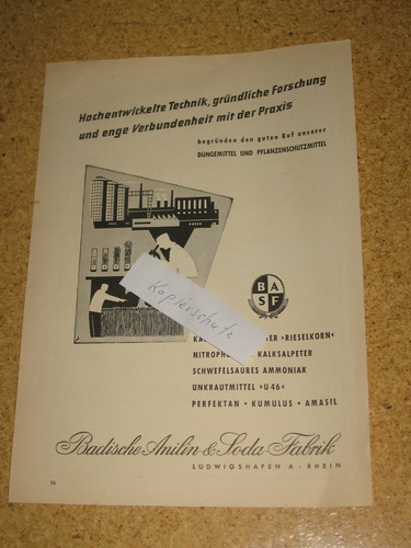 Badische anilin soda fabrik - anilin, &