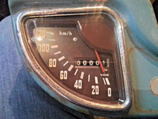 Cockpit/Konsole mit Uhr und Tachometer, Tacho für NSU Prima 