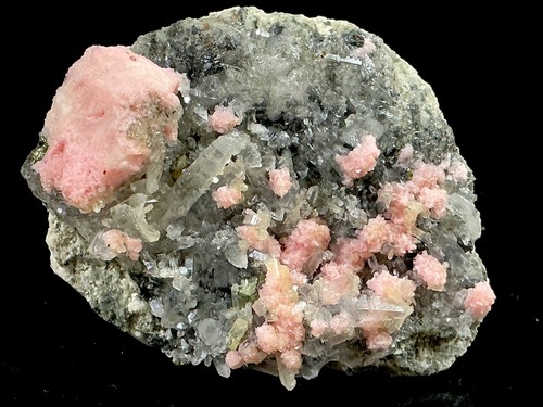 Rhodochrosit quarzsulfide - rhodochrosit,
