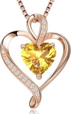 LAVUMO Damen Herzschmuck 925