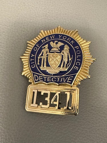 Nypd police detective badge - police,