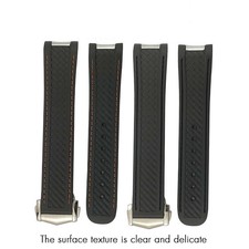 Silikon Uhrenarmbänder passend für Omega Seamaster Aqua Terra AT150 AT8900...