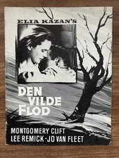 Wild River Montgomery Clift, Lee Remick 1960 Danish Movie Program