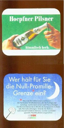 Bierdeckel hoepfner bier - (11),