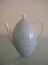 Arzberg Bavaria Germany Kaffeekanne Dekor Decor Form 2000 Azurblau Azure Blue