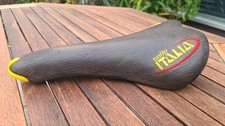 Selle Italia TURBO MATIC 3 Leder Sattel. Braun. 99 J.  Vintage Rennrad MTB.