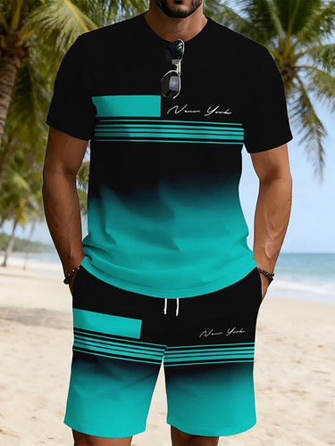 Herren sommer set shirt - herren, t-shirt