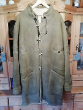 Neuwertige super tolle gewachsene Lammfell Lederjacke, Dunkelbeige, Gr. 56, TOP