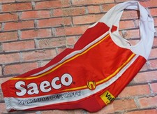 Saeco Cannondale Indossato Conte Trikot Körper Fahrrad Radfahren Bib-Shorts