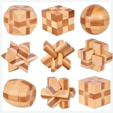 Holz Knobelspiele Set 9