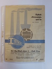 Programmheft - Stadionzeitung Stahl Riesa  -  Rot Weiss Erfurt II DDR Liga 67/68