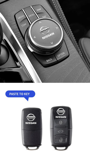 Nissan auto badge - 2x, 15mm