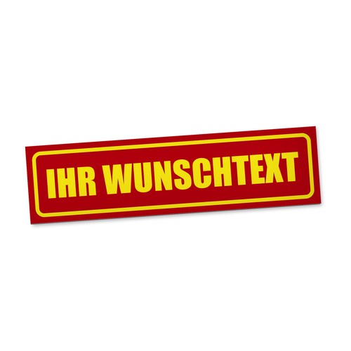 Schild selbst gestalten - schild,