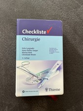 Checkliste Chirurgie: Mit Online-Version in der eRef (Checklisten Buch Thieme