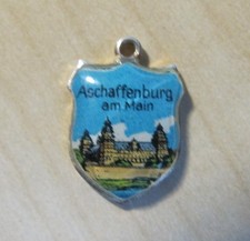 Anhänger Bettelarmband Wappen  -  Aschaffenburg - Schloss Johannisburg