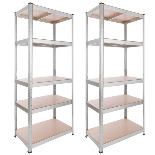 Arebos 2er set - 2er, schwerlastregal