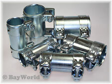 Universal Rohrverbinder Doppelschelle Auspuff Schelle Verbinder 125 mm lang TOP