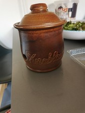Knoblauchtopf Ton Keramik