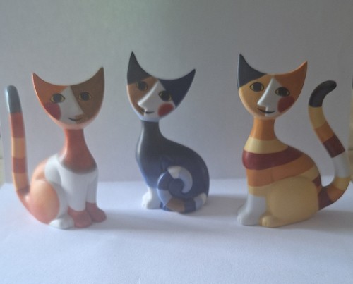 Katzen porzellan rosina - porzellan,