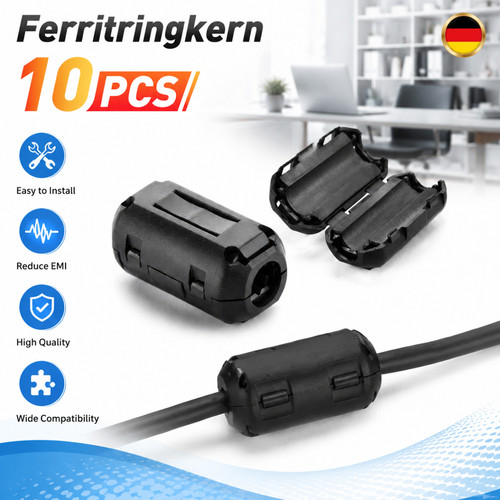 Ferritkern filter schwarz - ferritkern, 10
