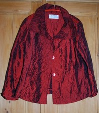 Blazer Kurzjacke rot schillernd