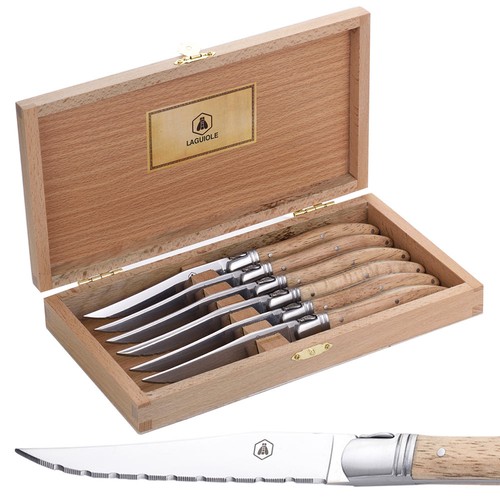 Laguiole 6er set steakmesser - set,