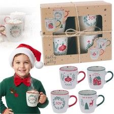 Weihnachtstassen 4er Set 200ml