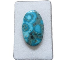 Chrysokoll in Matrix Cabochon 32,2x19 mm 23 ct. Nr. U34069