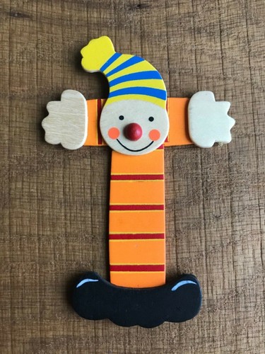 Holzbuchstabe deko bunt - -,