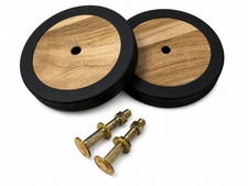 Stück teak räder - 2,