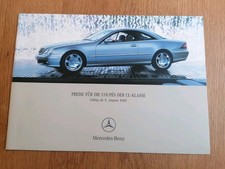 MERCEDES C215 CL-Klasse Coupes