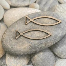 20 Servietten Decision Steine Fische Hochzeit Kommunion Konfirmation Motiv Deko