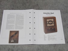 Schaltplan für Röhrenradio Schneider Opel Meteor 900W von 1931 Rundfunkmuseum