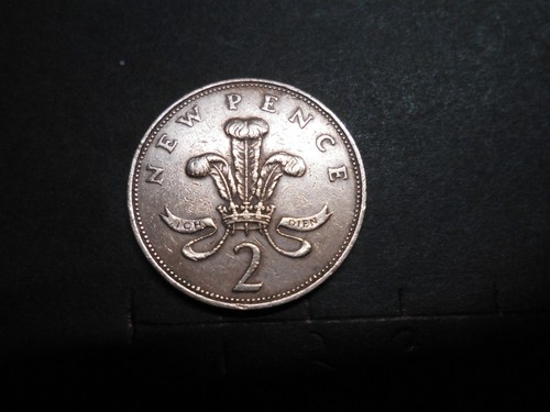 New pence 1980 kupfer - 2, kupfer-zink