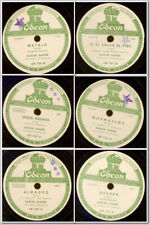 3x "TANGO ARGENTINO" CARLOS GARDEL   78RPM    (für elektr. Wiedergabe)  Set256L