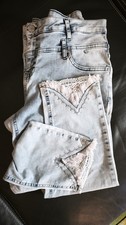 Tredy Damen 7/8 Jeans Bleached