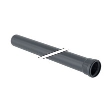 Geberit Silent-Pro Rohr mit Muffe Außendurchmesser 50mm, Länge 50cm