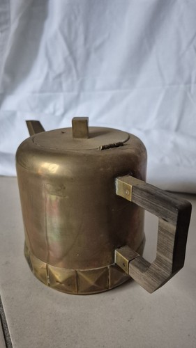 Vintage messing teekanne - vintage, messing-teekanne
