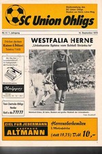 Fussball-Programmheft    73/74