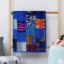 Vintage Kantha Quilt Patchwork