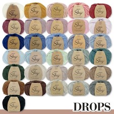 Drops 50 g Sky Stricken Häkeln Alpaca Schurwolle Alpaka Superweich 31 Farben