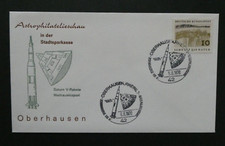 Raumfahrt - Brief mit Sonderstempel  Saturn V - Rakete Weltraumkapsel 5.6.1970