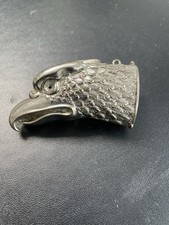 Antiker Adlerkopf versilbert